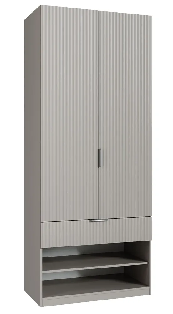 Шкафы распашные двухдверные с полками